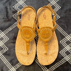 Ugg Ayden Slingback Sun Medallion Sandals
